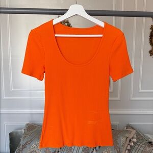 NWOT TEZENIS ORANGE WOMAN SHIRT SIZE L